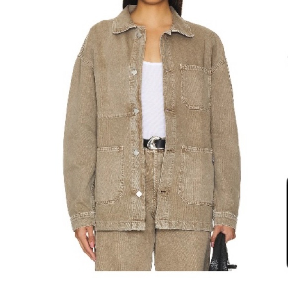 Revolve Dr. Denim Jean Jacket in Tan